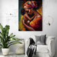 Amour maternel africain capturé dans une toile murale pour salon