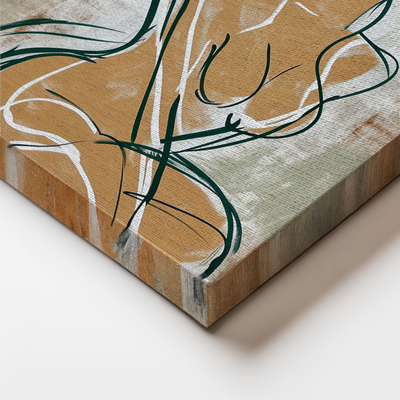 Bordure étirée pour tableau toile