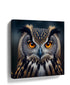 Hibou rapace nocturne tableau pour bureau minimaliste