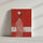 Tableau africain femme élégante turban blanc rouge ambiance minimaliste toile posée au sol