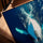 Baleine à bosse océan tableau mural pour salon scandinave