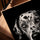 Dalmatien noir et blanc tableau pour bureau minimaliste