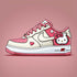 Tableau hello kitty et nike sneakers