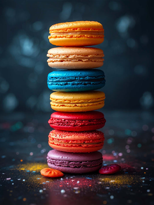 Tableau Macaron Arc en Ciel