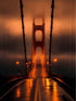 photo sur toile, Golden Gate Bridge dans le brouillard, 