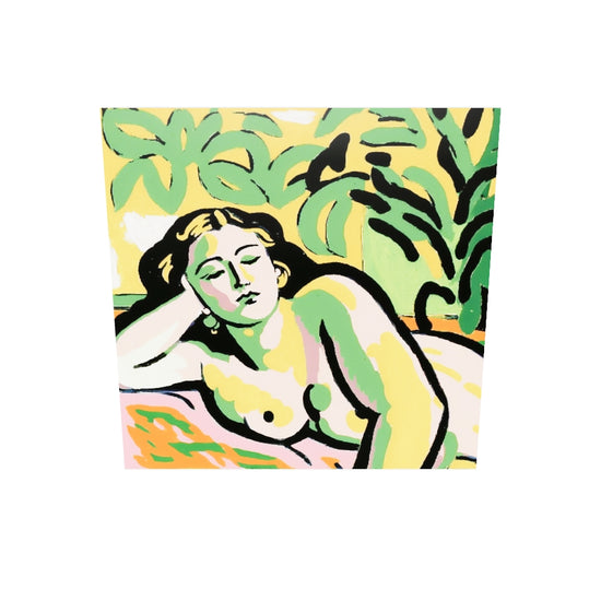 tableau de femme nue en verre acrylique