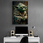 Tableau de déco maître Yoda de Star Wars, peinture réaliste pour chambre