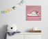 Tableau déco pour enfant avec sneakers nike hello kitty