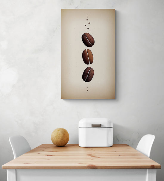 tableau pour cuisine avec grain de café