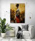 Tableau peinture geisha ambiance zen et relaxante