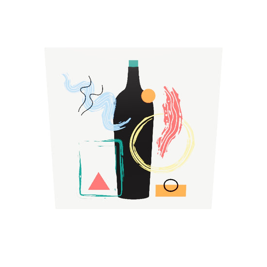 tableau cuisine plexiglas moderne apéro bouteille de vin